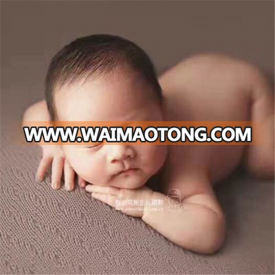 Newborn Sweater Knit Blanket Photo backdrop Newborn posing fabric for photography Baby Beanbag Cover blanket background props